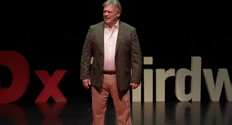 Michael Scarano on the TEDx stage